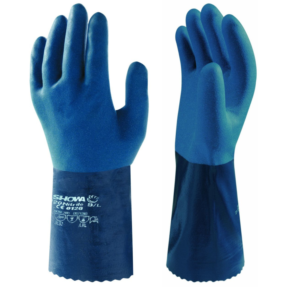 SHOWA 720  HANDSCHUHE 0477 Chemieschutz-Handschuhe