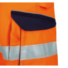 Vizwell Warnschutz-Kontrast-Bundhose VWTC113 orange 68