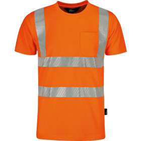 Vizwell Warnschutz-T-Shirt Orange VWTS3N