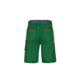 Planam Visline Shorts PL2470 grün/orange/schiefer L