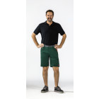 Planam Visline Shorts PL2470 grün/orange/schiefer XL