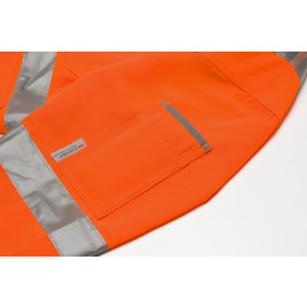 Planam Plaline Warnschutz Blouson PL5600 orange/zink 50