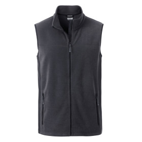 James & Nicholson Mens Workwear Fleece Vest JN856