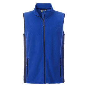 James & Nicholson Mens Workwear Fleece Vest JN856