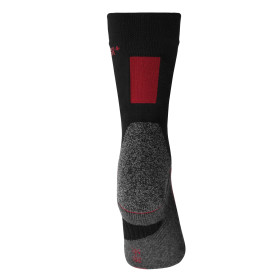 James & Nicholson Worker Socks Warm JN213 39-41 schwarz/rot