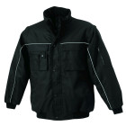 James & Nicholson Workwear Jacket JN810 S schwarz