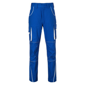 James & Nicholson Workwear Pants-Level 2 JN847 62 weiß/blau