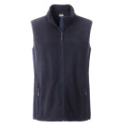 James & Nicholson Mens Workwear Fleece Vest JN856 6XL weiß/grau