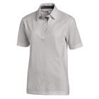 LEIBER Unisex Polo-Shirt 1/2 Arm LE08/2637 weiss/silber XXL