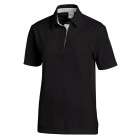 LEIBER Unisex Polo-Shirt 1/2 Arm LE08/2637 rot/schwarz 3XL