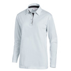 LEIBER Unisex Polo-Shirt 1/1 Arm LE08/2638 weiss/silber L