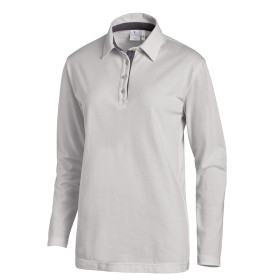 LEIBER Unisex Polo-Shirt 1/1 Arm LE08/2638 silbergrau/grau S