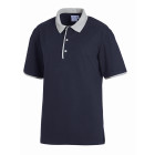 LEIBER Unisex Polo-Shirt 1/2 Arm LE08/2742 grau/silbergrau XXL
