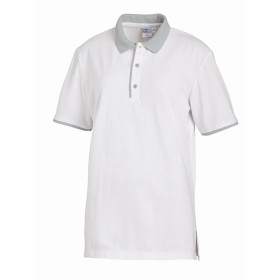 LEIBER Unisex Polo-Shirt 1/2 Arm LE08/2742 grau/silbergrau 3XL