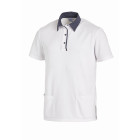 LEIBER Unisex Polo-Shirt 1/2 Arm LE08/2743 silbergrau/grau M