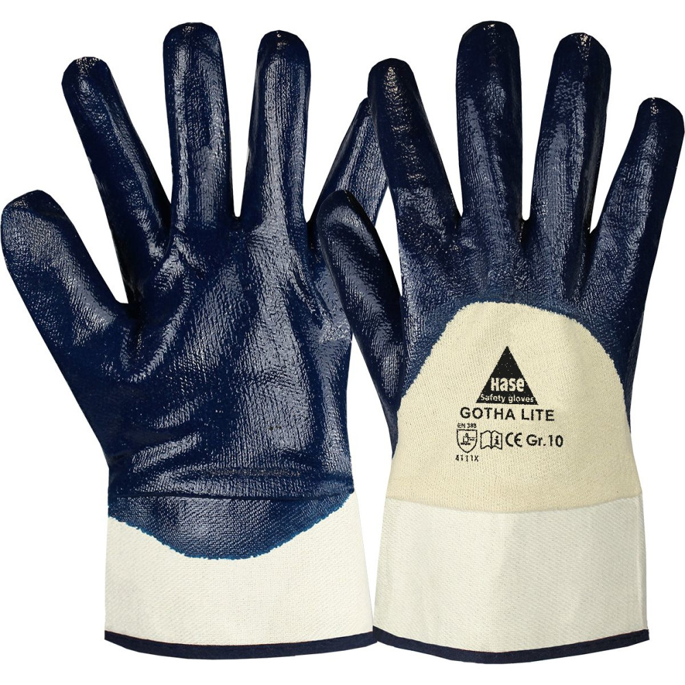 Arbeitshandschuh Handschuhe Nitril Gelbstar Stronghand® Gr.7 