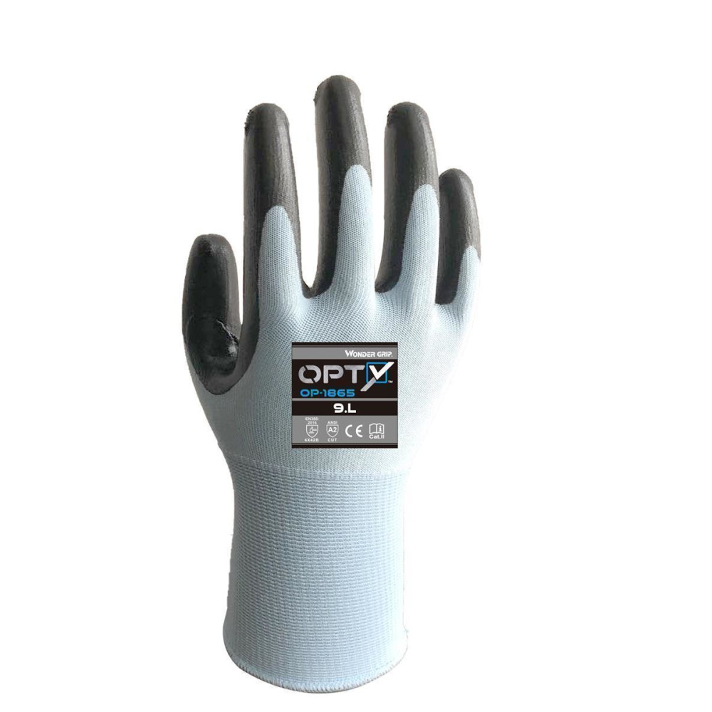 Wonder Grip OP-1865 Opty™ PU-Schnittschutzhandschuhe