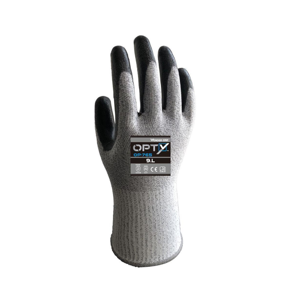 Wonder Grip OP-765 Opty™ PU-Schnittschutzhandschuhe