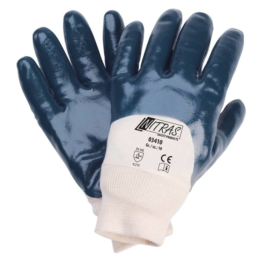 Nitras Nylon Handschuhe 3550 Oil Grip Nitril beschichtet 