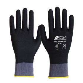 Nitras 8711 SKIN FLEX C Spezial-Stretch-Strick Handschuhe...